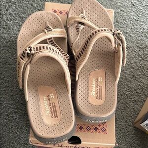 Skechers Women’s Tan Strappy Outdoor Sandals